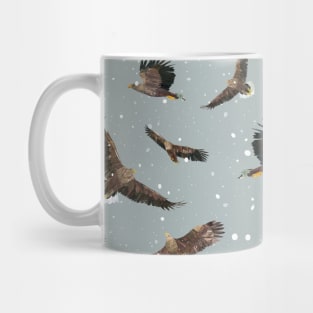 Eagles in Snow Mug